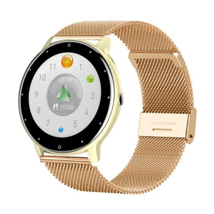 ZL02D 1.28 inch IP67 Waterproof Steel Band Smart Watch Support Heart Rate Monitoring, Steel Band (Blue), Steel Band (Black), Steel Band (Gold)