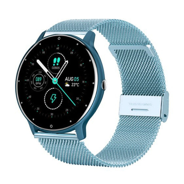 ZL02D 1.28 inch IP67 Waterproof Steel Band Smart Watch Support Heart Rate Monitoring, Steel Band (Blue), Steel Band (Black), Steel Band (Gold)