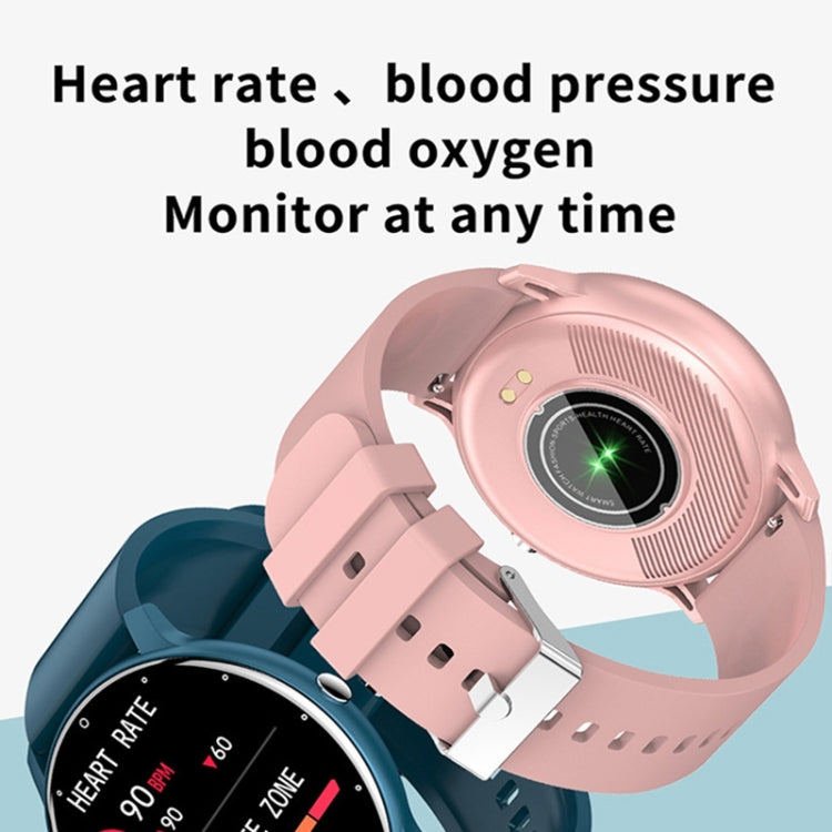 ZL02D 1.28 inch IP67 Waterproof Steel Band Smart Watch Support Heart Rate Monitoring, Steel Band (Blue), Steel Band (Black), Steel Band (Gold)