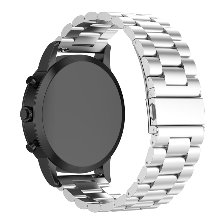 22mm Steel Wrist Strap Watch Band for Fossil Hybrid Smartwatch HR, Male Gen 4 Explorist HR / Male Sport