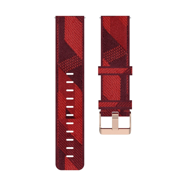 23mm Stripe Weave Nylon Wrist Strap Watch Band for Fitbit Versa 2, Fitbit Versa, Fitbit Versa Lite, Fitbit Blaze