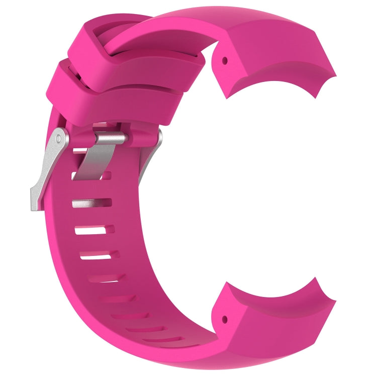 Bracelet de montre en silicone noir pour Suunto Core ALU