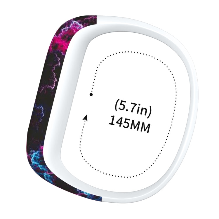Bracelet de montre sport en silicone à motif de plumes colorées pour Garmin Vivofit JR, taille S