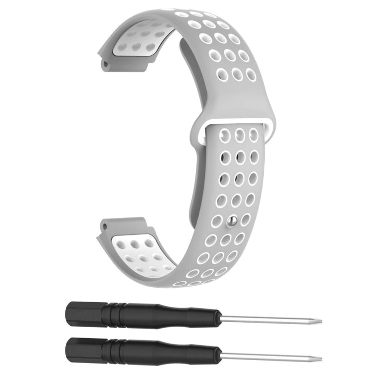 Double Colour Silicone Sport Watch Band for Garmin Forerunner 220 / Approach S5 / S20