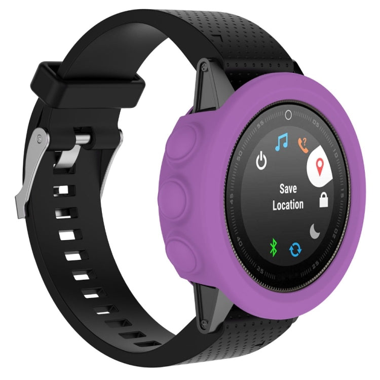 Solid Color Silicone Watch Protective Case for Garmin Fenix 5, For Garmin Fenix 5