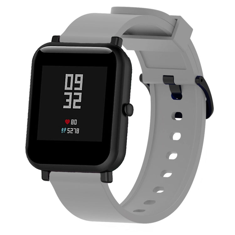 Bracelet de montre sport en silicone brillant pour Huami Amazfit Bip Lite version 20 mm