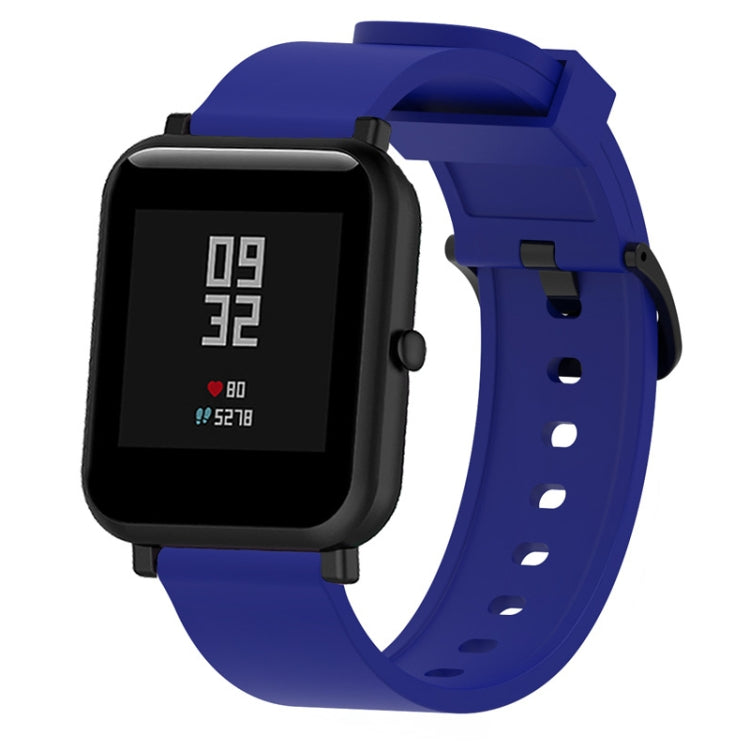 Bracelet de montre sport en silicone brillant pour Huami Amazfit Bip Lite version 20 mm
