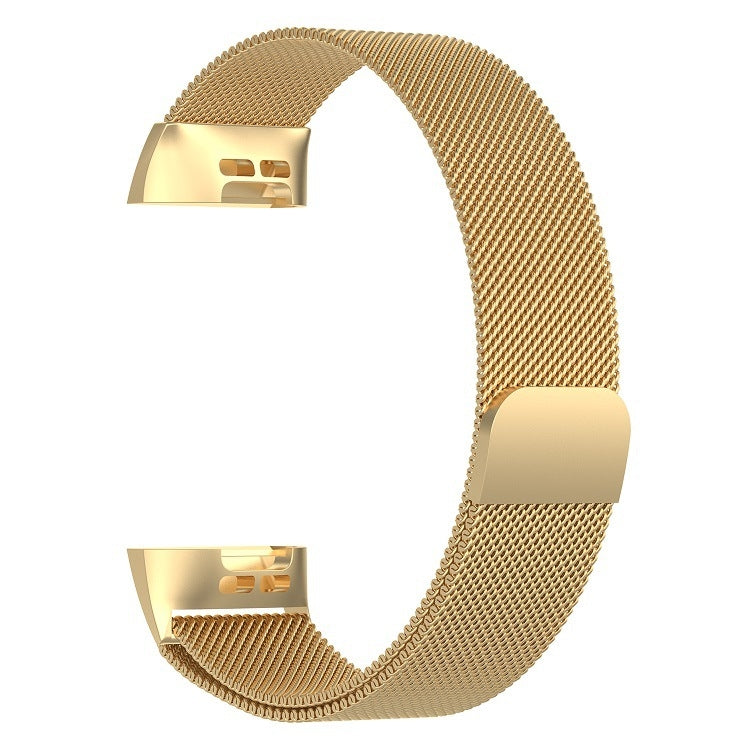Stainless Steel Magnet Watch Band for FITBIT Charge 3, Size:Small, 187x18mm