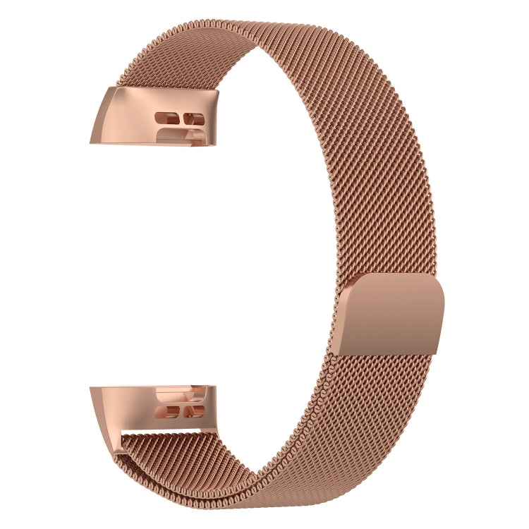 Stainless Steel Magnet Watch Band for FITBIT Charge 3, Size:Small, 187x18mm