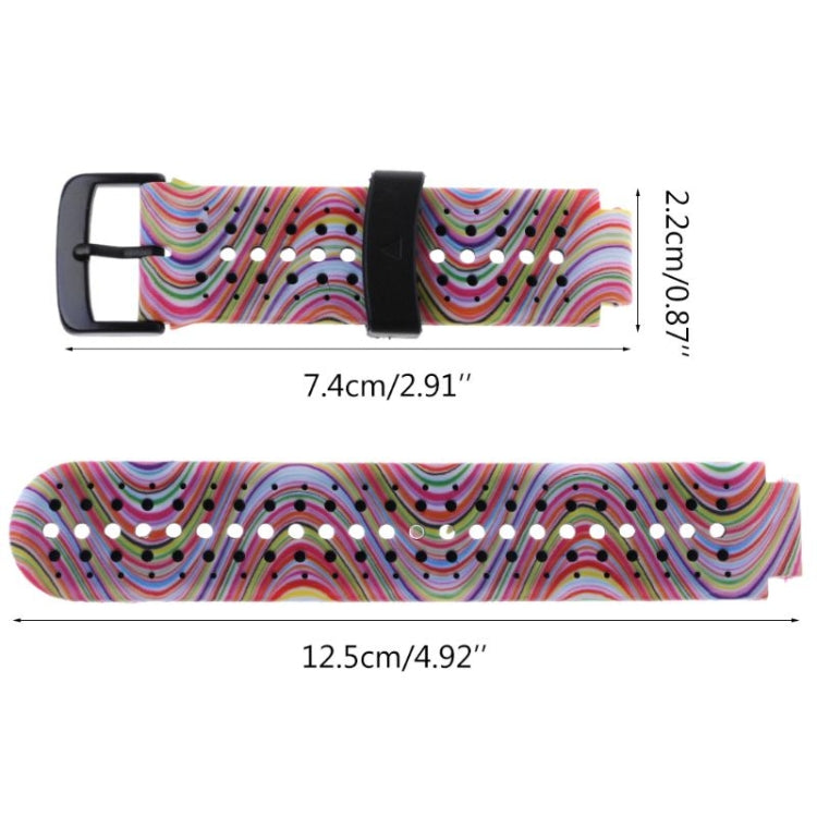 Bracelet de montre sport en silicone pour Garmin Forerunner 235