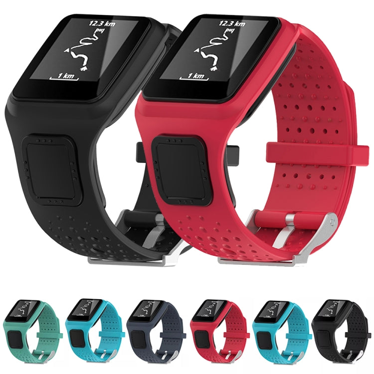 Silicone Sport Watch Band for TomTom 1 Series Runner / Cardio