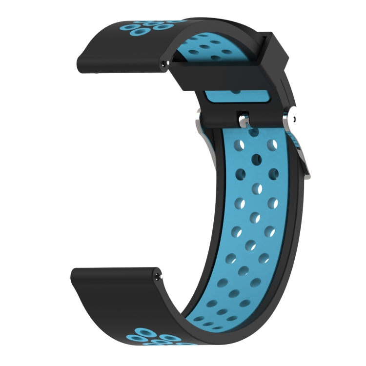 Bracelet de montre sport en silicone bicolore pour Xiaomi Huami Amazfit Bip Lite version 22 mm