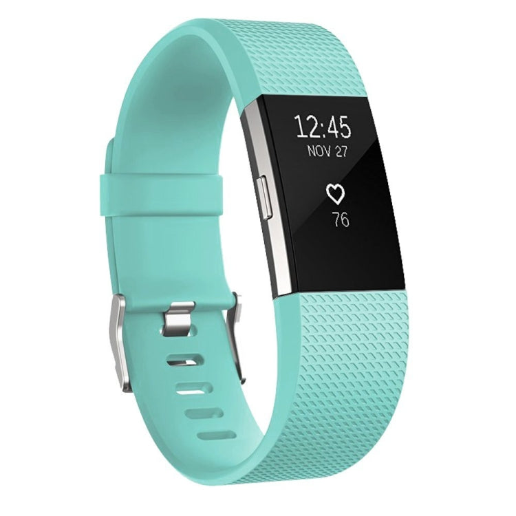 Square Pattern Adjustable Sport Watch Band for FITBIT Charge 2, Size: S, 10.5x8.5cm, S, Aurora Blue, S, Black, S, Light Pink, S, Mint Green, Coral Red, S, Navy Blue, S, Dark Purple, S, Purple, S, Cyan, S, Pink, S, Red, S, Green, S, Rose Red, S, Grey   ...