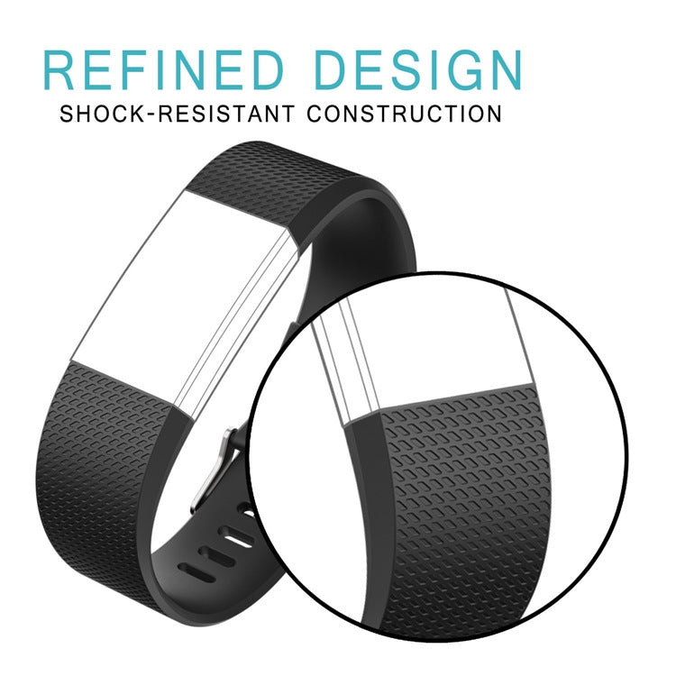 Square Pattern Adjustable Sport Watch Band for FITBIT Charge 2, Size: L, 12.5x8.5cm, L, Cyan, L, Pink, L, Red, L, Green, L, Rose Red, L, Grey, L, Sky Blue, L, Blue, L, White, L, Aqua Blue, L, Black, L, Light Pink, L, Light Purple, L, Mint Green        ...