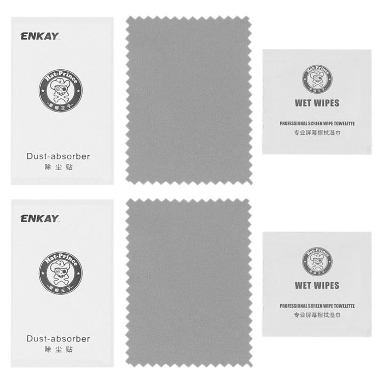 2 PCS ENKAY Hat-Prince for Garmin Fenix 3 HR Smart Watch 0.2mm 9H Surface Hardness 2.15D Explosion-proof Tempered Glass Screen Film