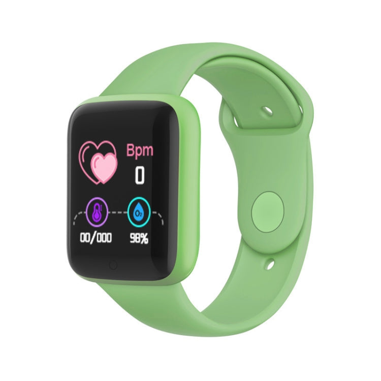 Montre connectée Y68M de 1,44 pouce, prise en charge de la fréquence cardiaque, de la pression artérielle et de la surveillance de l'oxygène dans le sang
