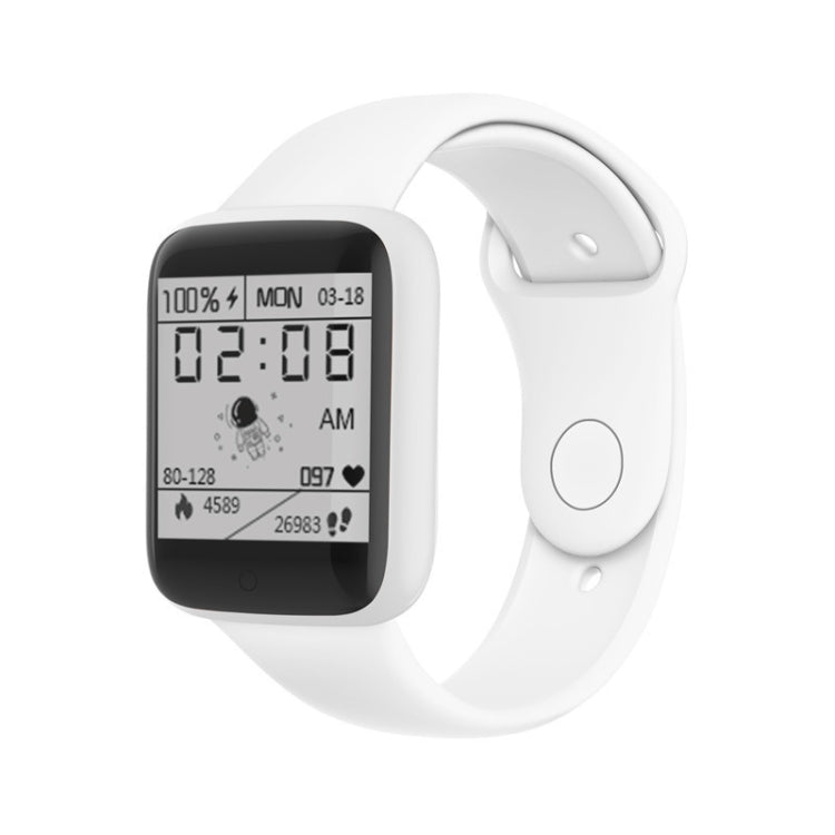 Montre connectée Y68M de 1,44 pouce, prise en charge de la fréquence cardiaque, de la pression artérielle et de la surveillance de l'oxygène dans le sang
