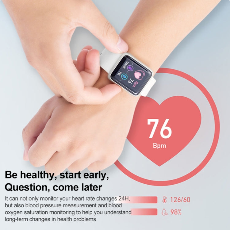 Montre connectée Y68M de 1,44 pouce, prise en charge de la fréquence cardiaque, de la pression artérielle et de la surveillance de l'oxygène dans le sang