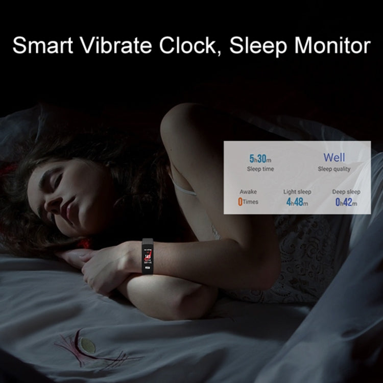 TLW B6 Fitness Tracker 0.96 inch TFT Screen Wristband Smart Bracelet, IP67 Waterproof, Support Sports Mode / Continuous Heart Rate Monitor / Sleep Monitor / Information Reminder, B6 Black, B6 Blue, B6 Red