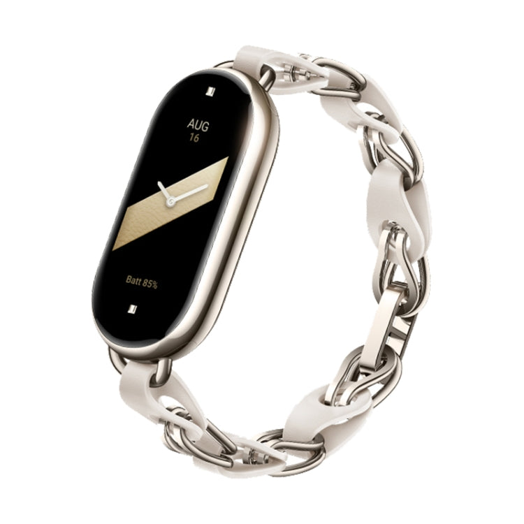 Original For Xiaomi Mi Band 8 Fashion Stainless Steel Bracelet