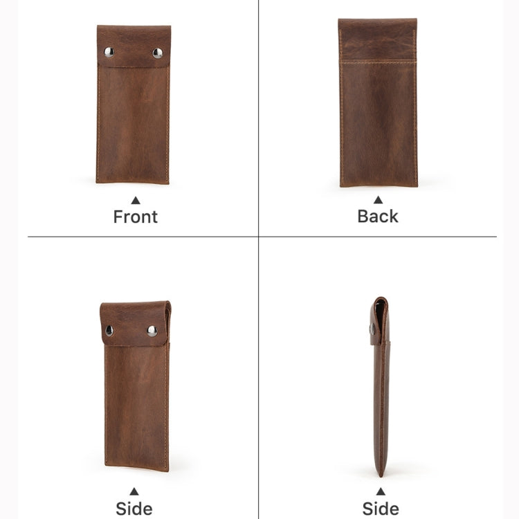 CONTACTS FAMILY CF1110 Étui de protection universel en cuir Crazy Horse pour Apple Watch