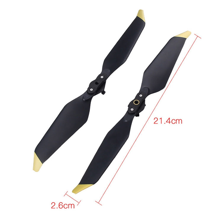 2 Pairs 8331 Noise Reduction Quick-Release CW / CCW Propellers for DJI Maivc Pro Platinum & Pro, For DJI Maivc Pro Gold, For DJI Maivc Pro Silver