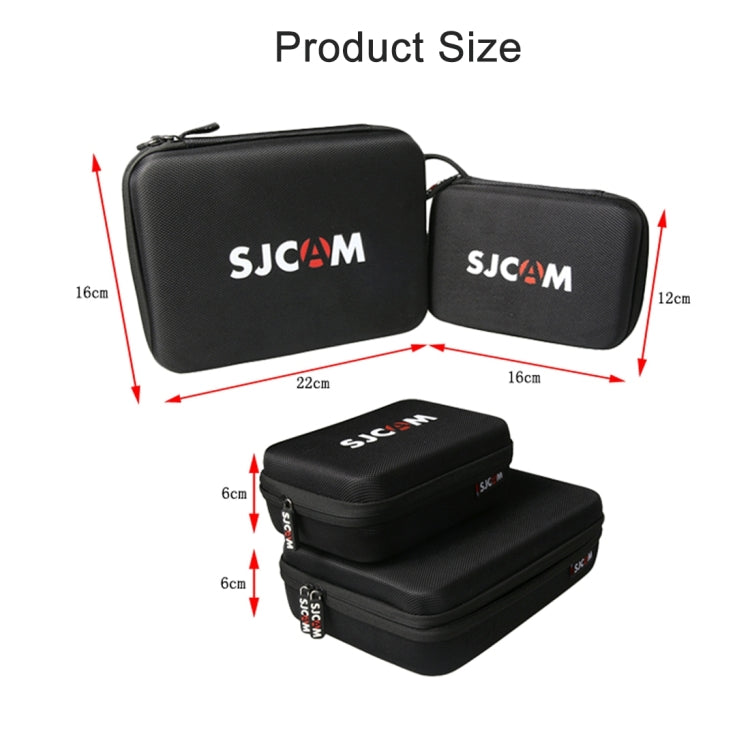 Portable Shockproof Shatter-resistant Wear-resisting Camera Bag Carrying Travel Case for SJCAM SJ4000 / SJ5000 / SJ6000 / SJ7000 / SJ8000 / SJ9000 Sport Action Camera & Selfie Stick and Other Accessories, Size: 22 * 16 * 6 cm, Size: 22x16 x6cm