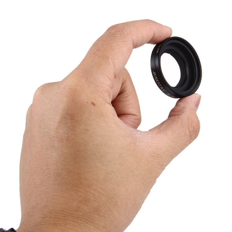 JUNESTAR for Xiaomi Xiaoyi Yi II 4K Sport Action Camera Proffesional 37mm UV Filter + Lens Protective Cap, UV Filter+Lens Cap
