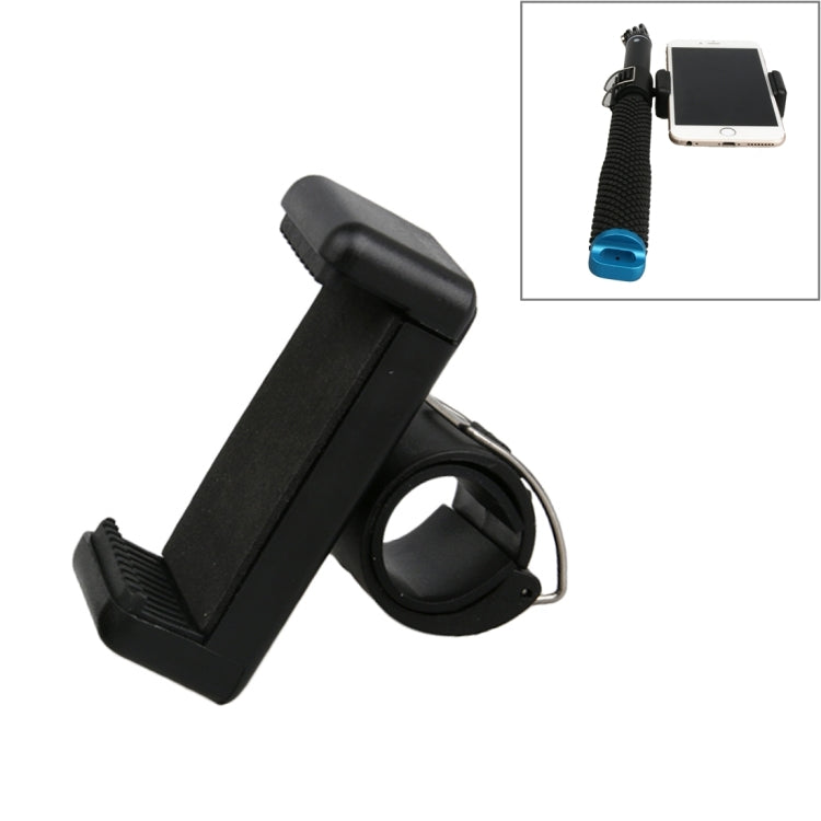 Mobile Phone Clip Holder for GoPro & SJCAM & Xiaoyi Handheld Selfie Monopod, Small Clip Port Diameter: 2cm-2.3cm, Diameter: 2cm-2.3cm