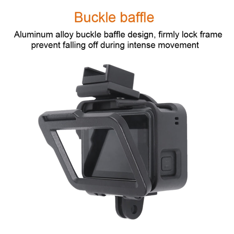 Housing Shell CNC Aluminum Alloy Protective Cage with Insurance Frame & 52mm UV Lens for GoPro HERO7 Black /6 /5, 52mm UV Black, 52mm UV Blue, 52mm UV Red