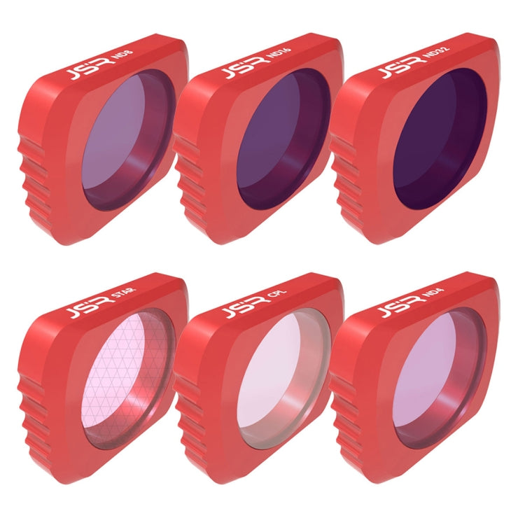 6 in 1 HD Slim ND4 & ND8  & ND16 & ND32 & CPL & ATSR Lens Filter for DJI OSMO Pocket, CPL+ND4+ND8+ND16+ND32+ATSR