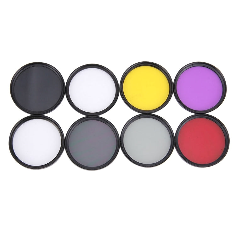 JUNESTAR 11 in 1 Proffesional 52mm Lens Filter(CPL + UV + ND8 + ND4 + ND2 + Star 8 + Red + Yellow + FLD / Purple) & Waterproof Housing Case Adapter Ring & Lens Protective Cap for GoPro HERO4 / 3+ / 3 & Xiaomi Xiaoyi Yi I / II 4K Sport Action Camera����...