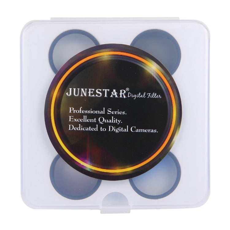 JUNESTAR 6 in 1 Professional 34mm Lens Filter(CPL + UV + Gradual Red + Gradual Orange + Gradual Blue + Gradual Grey) for DJI Phantom 3 & 4