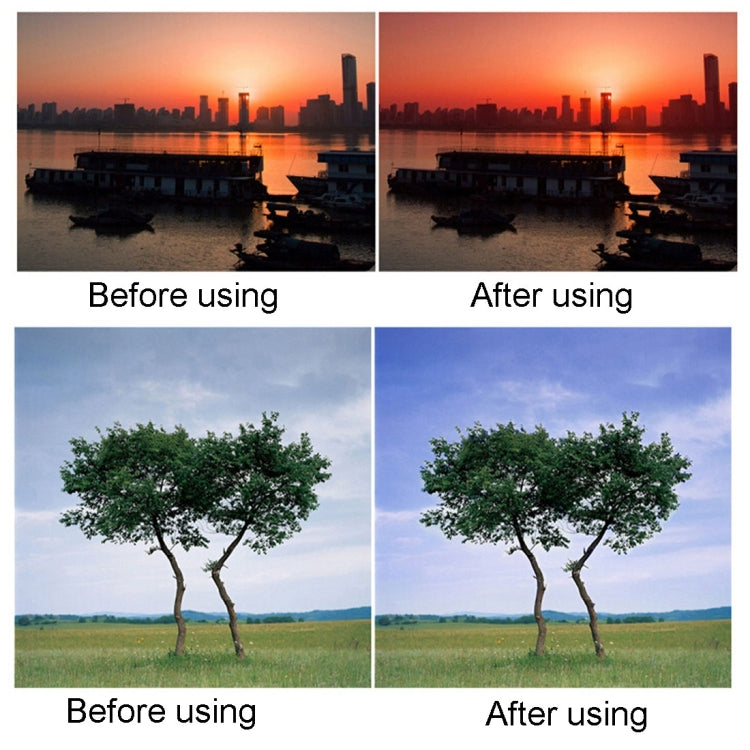 JUNESTAR 6 in 1 Professional 34mm Lens Filter(CPL + UV + Gradual Red + Gradual Orange + Gradual Blue + Gradual Grey) for DJI Phantom 3 & 4