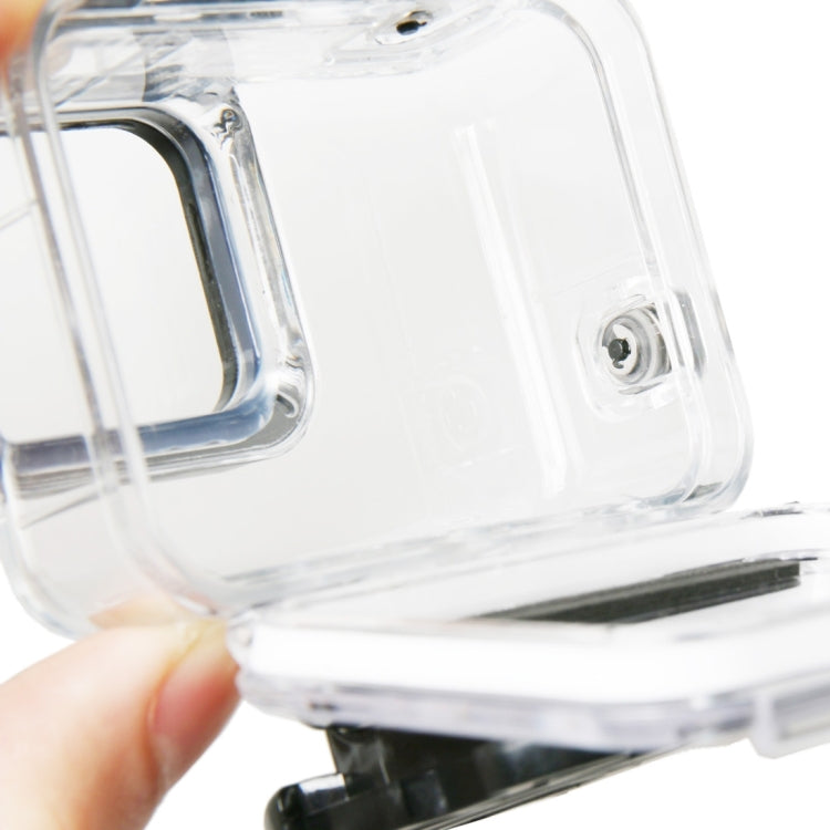 For GoPro HERO6 /5 Black 60m Underwater Waterproof Housing Diving Case with Touch Screen Back Door & Filter / Buckle Basic Mount & Screw, No Need to Disassemble Lens, 60m Waterproof