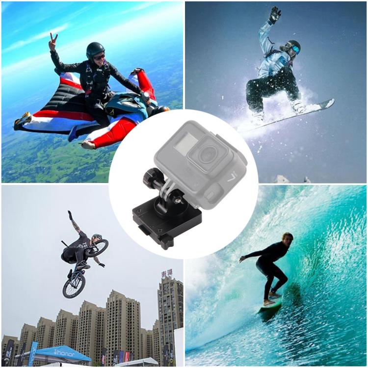 GP244-B Aluminum Mount for GoPro, Insta360, DJI and Other Action Cameras and NVG Mount Base, GP244-B