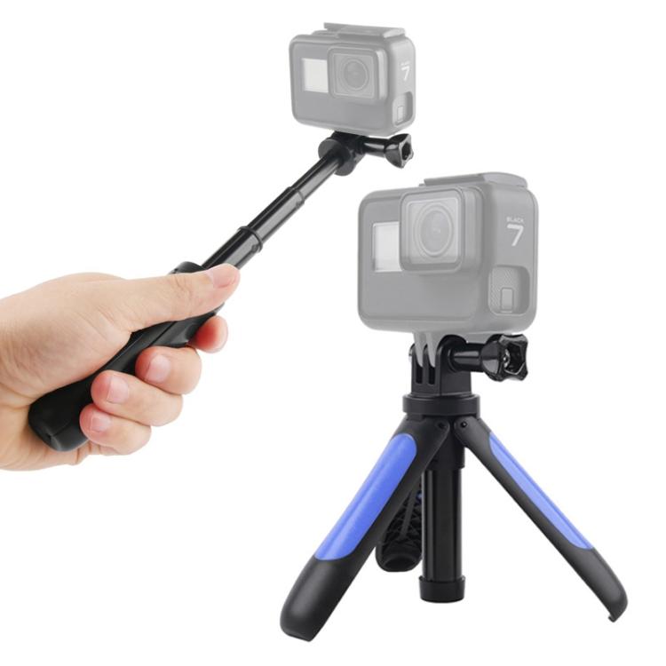 GP446 Multifunctional Mini Fixed Tripod for GoPro, Insta360, DJI and Other Action Cameras, GP446 (Black), GP446 (Grey), GP446 (Blue), GP446 (Red)