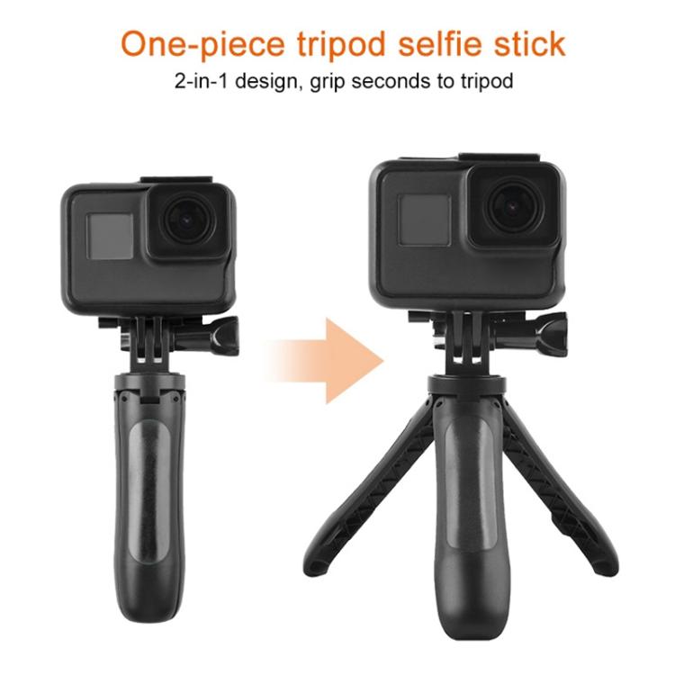 GP446 Multifunctional Mini Fixed Tripod for GoPro, Insta360, DJI and Other Action Cameras, GP446 (Black), GP446 (Grey), GP446 (Blue), GP446 (Red)