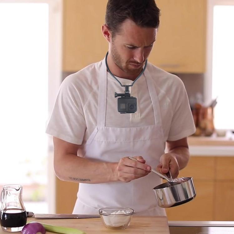 GP458 Camera Neck Fixed Shooting Bracket for GoPro, Insta360, DJI and Other Action Cameras