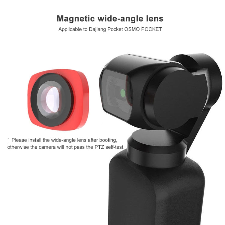 JSR 3 in 1 CR Super Wide Angle Lens 12.5X Macro Lens + CPL Lens Filter Set for DJI OSMO Pocket, Macro Lens+CPL+CR