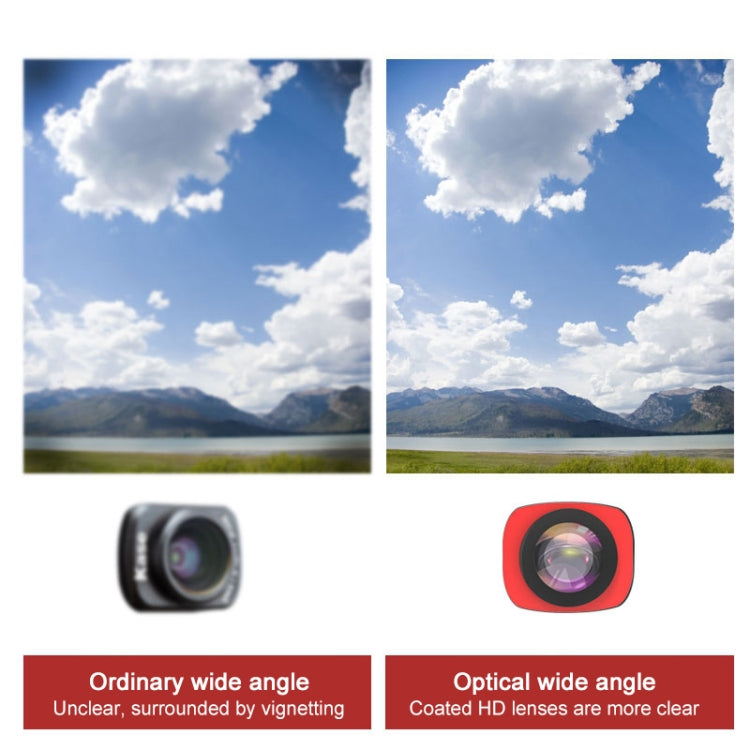 JSR 3 in 1 CR Super Wide Angle Lens 12.5X Macro Lens + CPL Lens Filter Set for DJI OSMO Pocket, Macro Lens+CPL+CR