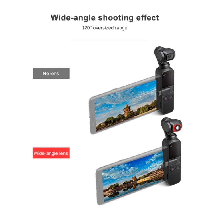 JSR 3 in 1 CR Super Wide Angle Lens 12.5X Macro Lens + CPL Lens Filter Set for DJI OSMO Pocket, Macro Lens+CPL+CR