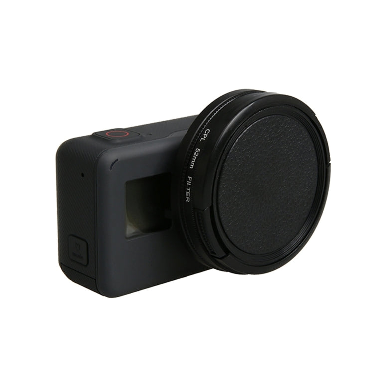 For GoPro HERO5 Proffesional 52mm Lens Filter(CPL Filter + Lens Protective Cap + Hex Spanner) & (UV Filter + Lens Protective Cap + Hex Spanner), 4 in 1