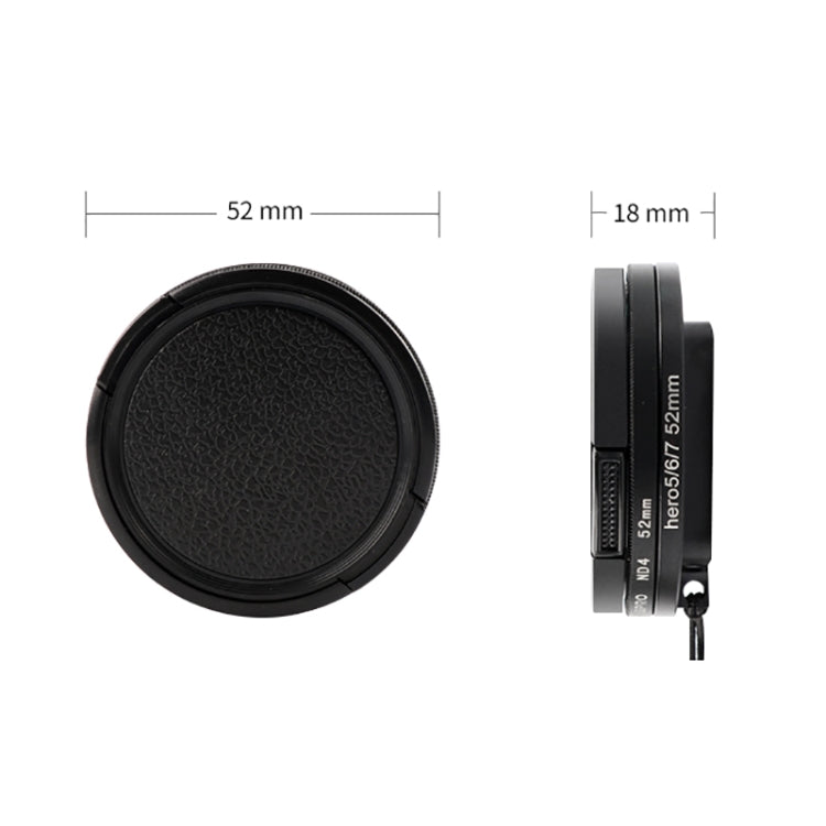 RUIGPRO for GoPro HERO 7/6 /5 Professional 52mm 8X Star Effect Lens Filter with Filter Adapter Ring & Lens Cap, Star Effect Lens