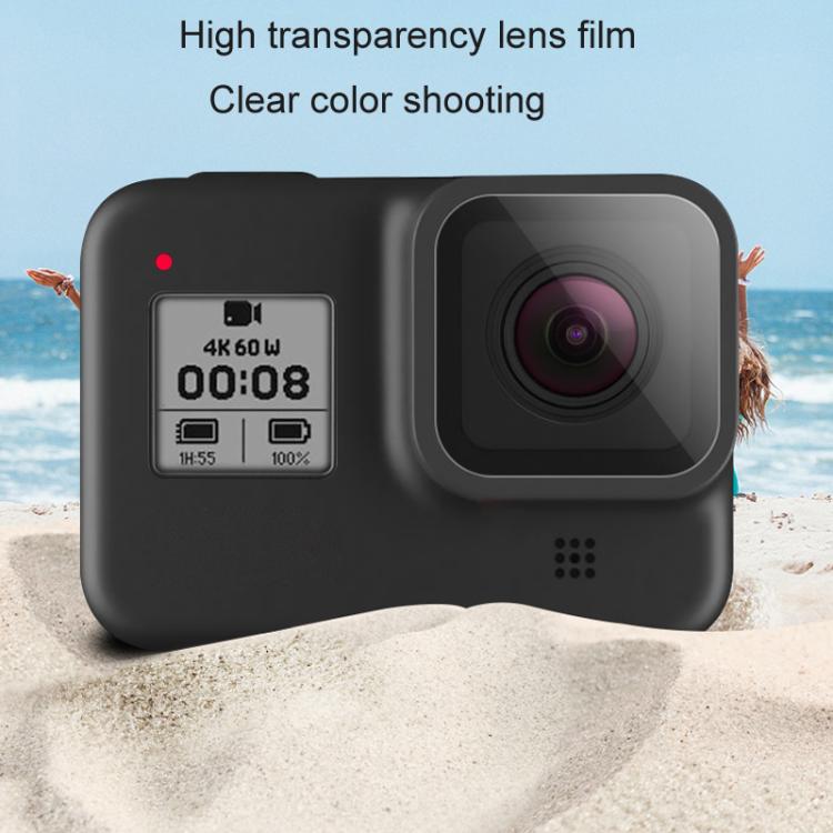 For GoPro HERO8 Black Lens + LCD Display Tempered Glass Film, For GoPro HERO8 Black