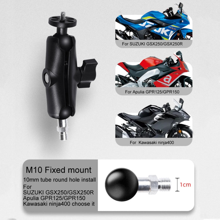 M10 9cm Connecting Rod Fixed Motorcycle Mount Holder with Tripod Adapter & Screw for GoPro, Insta360, DJI and Other Action Cameras, M10 9cm Connecting Rod Holder