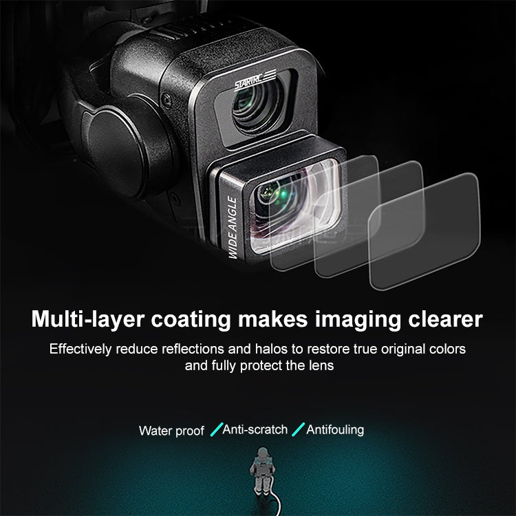 For DJI Air 3 STARTRC Drone Wide-Angle Lens Filter, For DJI Air 3
