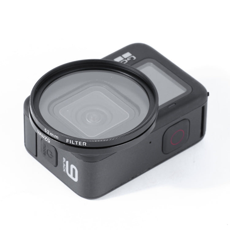 RUIGPRO for GoPro HERO10 Black / HERO9 Black Professional 52mm CPL Lens Filter with Filter Adapter Ring & Lens Cap