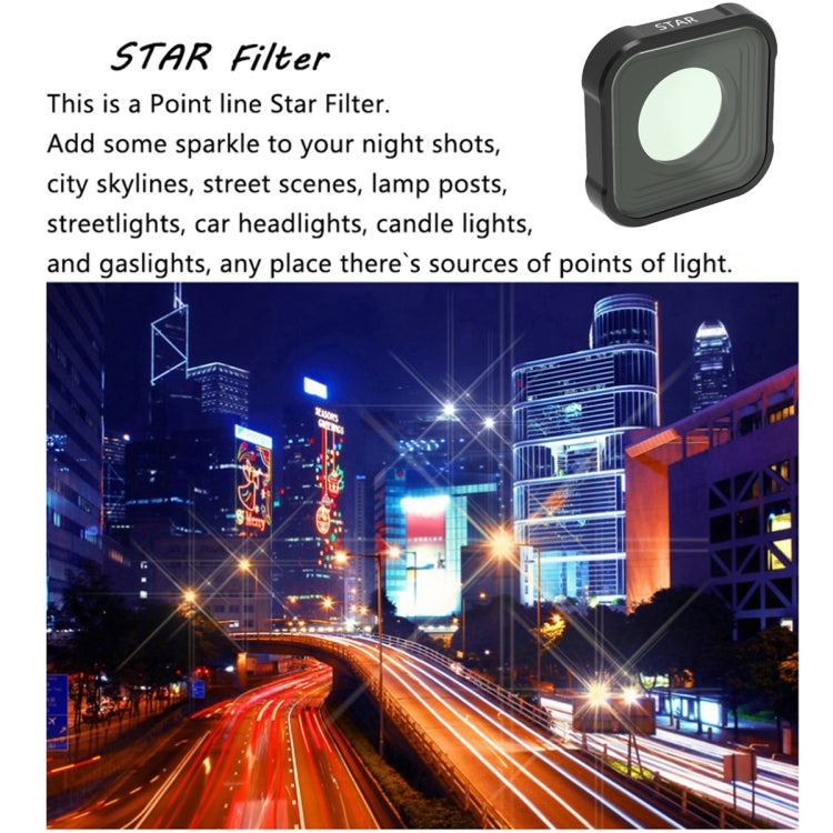 JSR KB Series STAR+MCUV+NIGHT+Diving Red+Diving Pink+ND8+ND16+ND32 Lens Filter for GoPro HERO13 Black /12 Black /11 Black /10 Black /9 Black, 8-in-1