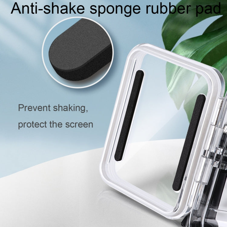 For GoPro HERO8 Black 45m Waterproof Housing Protective Case with Buckle Basic Mount & Screw & Floating Bobber Grip & Strap & Anti-Fog Inserts, Black HERO8 Case